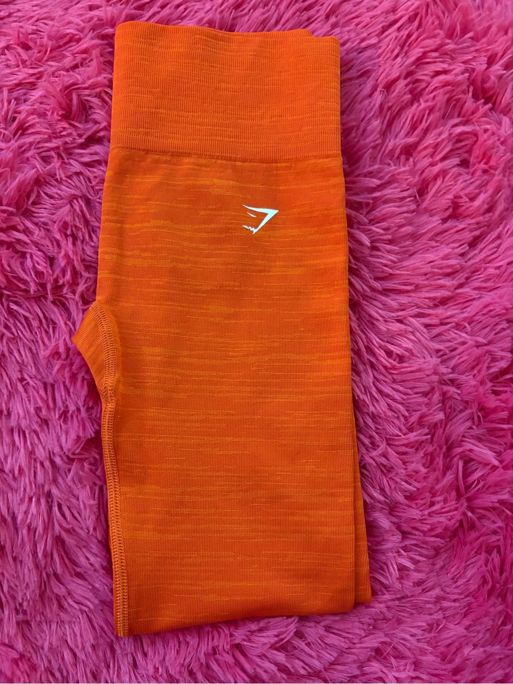 Gymshark women’s Bright Orange Seamless Leggings